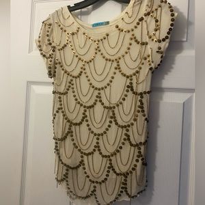 Alice & Olivia Blouse with chain details